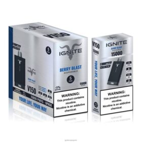 IGNITE V150 stylo vape, paquet de 5 explosion de baies B0J8210 | IGNITE France