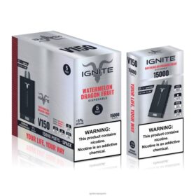 IGNITE V150 stylo vape, paquet de 5 fruit du dragon pastèque B0J8293 | IGNITE Vape France