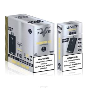 IGNITE V150 stylo vape, paquet de 5 glace à l'ananas B0J8289 | IGNITE Vape Reviews