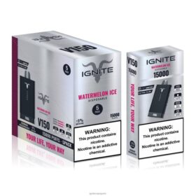 IGNITE V150 stylo vape, paquet de 5 glace à la pastèque B0J8294 | IGNITE France