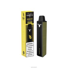 IGNITE V15 stylo vape glace à la banane B0J8212 | IGNITE Vape Reviews