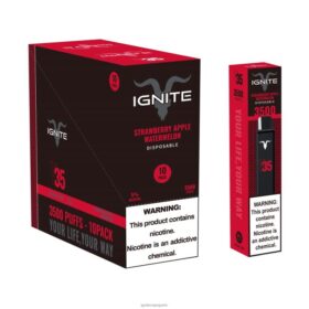 IGNITE V35 stylo vape, paquet de 10 fraise pomme pastèque B0J82126 | IGNITE Electronic Cigarette