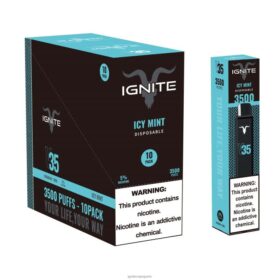 IGNITE V35 stylo vape, paquet de 10 menthe glacée B0J82123 | IGNITE Vape Near Me
