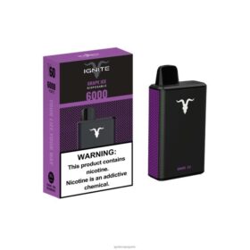 IGNITE V60 stylo vape glace aux raisins B0J8232 | IGNITE Vape Near Me