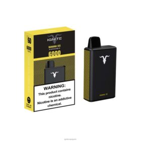 IGNITE V60 stylo vape glace à la banane B0J822 | IGNITE Vape France