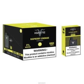 IGNITE V60 stylo vape, paquet de 10 limonade à la framboise B0J8223 | IGNITE Vape France