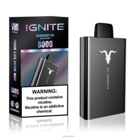 IGNITE V80 stylo vape glace aux myrtilles B0J8241 | IGNITE Vape Amazon