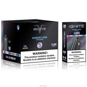 IGNITE V80 stylo vape, paquet de 10 citron myrtille B0J8255 | IGNITE Vape Amazon