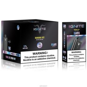 IGNITE V80 stylo vape, paquet de 10 glace à la banane B0J8253 | IGNITE Vape Near Me