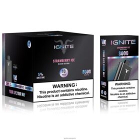 IGNITE V80 stylo vape, paquet de 10 glace à la fraise B0J8263 | IGNITE Electronic Cigarette