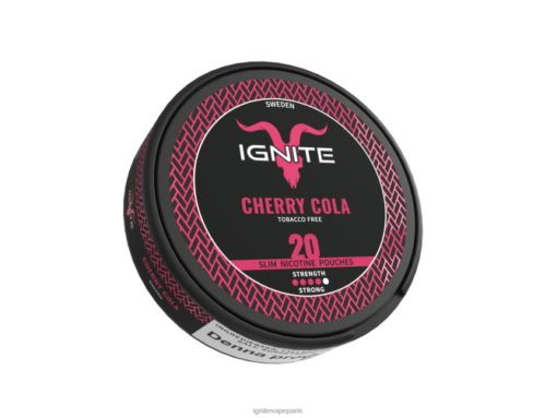 IGNITE sachets de nicotine cola aux cerises B0J82169 | IGNITE Vape Paris