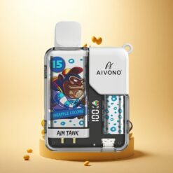 Aivono Aim Tank 9500 Ananas Noix de Coco 18ml 650mAh 5% Nicotine