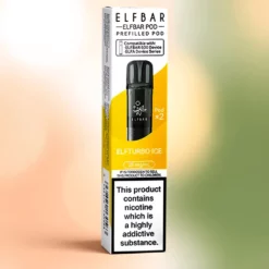 Pods Préremplis Elfturbo Ice Elfbar 600 - 600 Bouffées, 2ml