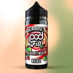 Cerise Twist 50/50 100ml 0mg Shortfill de Seriously Pod Fill